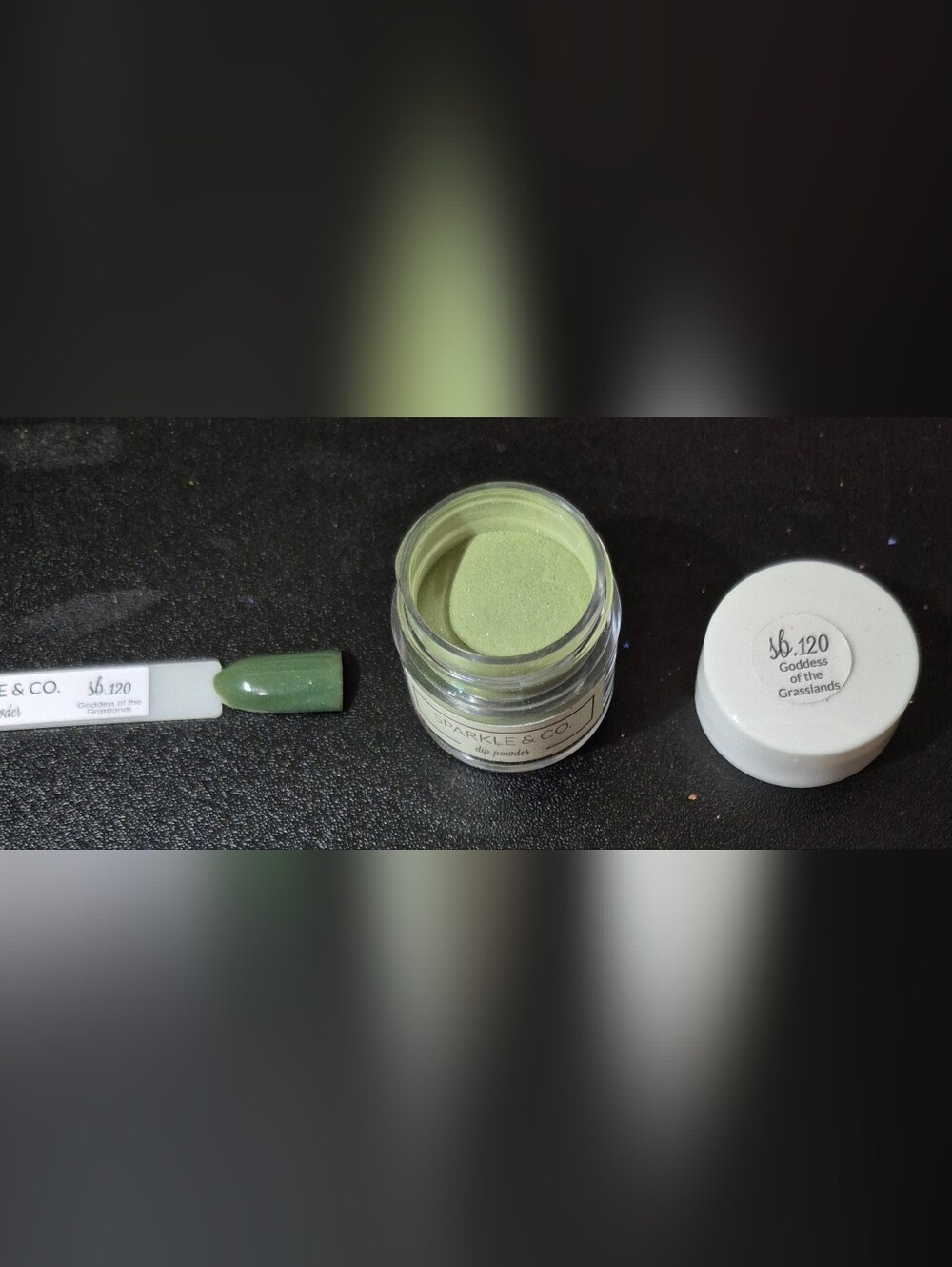 Sparkle & Co. Sb.120 "Goddess of the Grasslands" Dip Powder, Mini Size